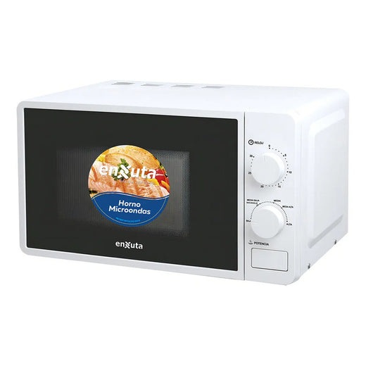 Microondas Enxuta 20l Blanco Manual 5 Niveles Cocción Moenx0320m
