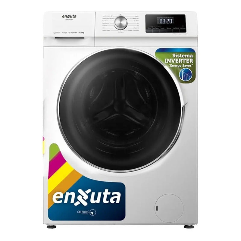 Lavarropas Enxuta Lenx161050 Inverter Blanco 10.5kg Js Ltda