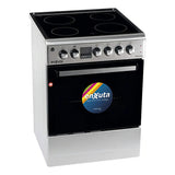 Cocina Enxuta Eléctrica Vitrocerámica 4 Zonas