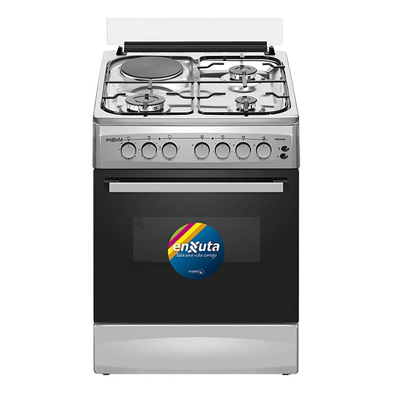 Cocina Enxuta Combinada 3 Hornallas + 1 Disco