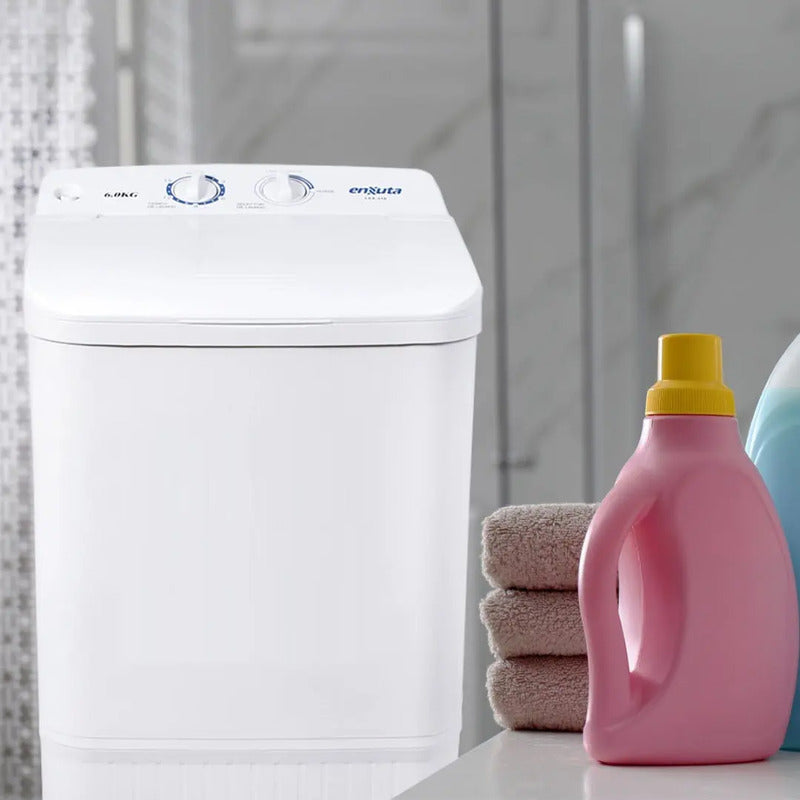 Lavarropas Enxuta Carga Superior 5.5kg Semiautomático Color Blanco