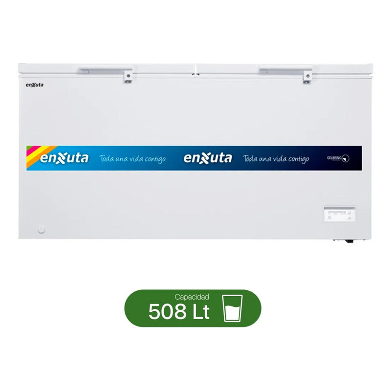 Freezer Horizontal Enxuta Función Dual Doble Puerta 508 L