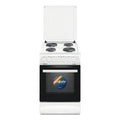 Cocina Electrica 4 Discos Enxuta Cenx5548w Conveccion Timer Blanco