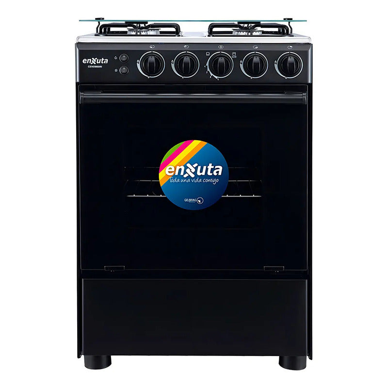 Cocina Enxuta a Gas con Grill 4 Hornallas