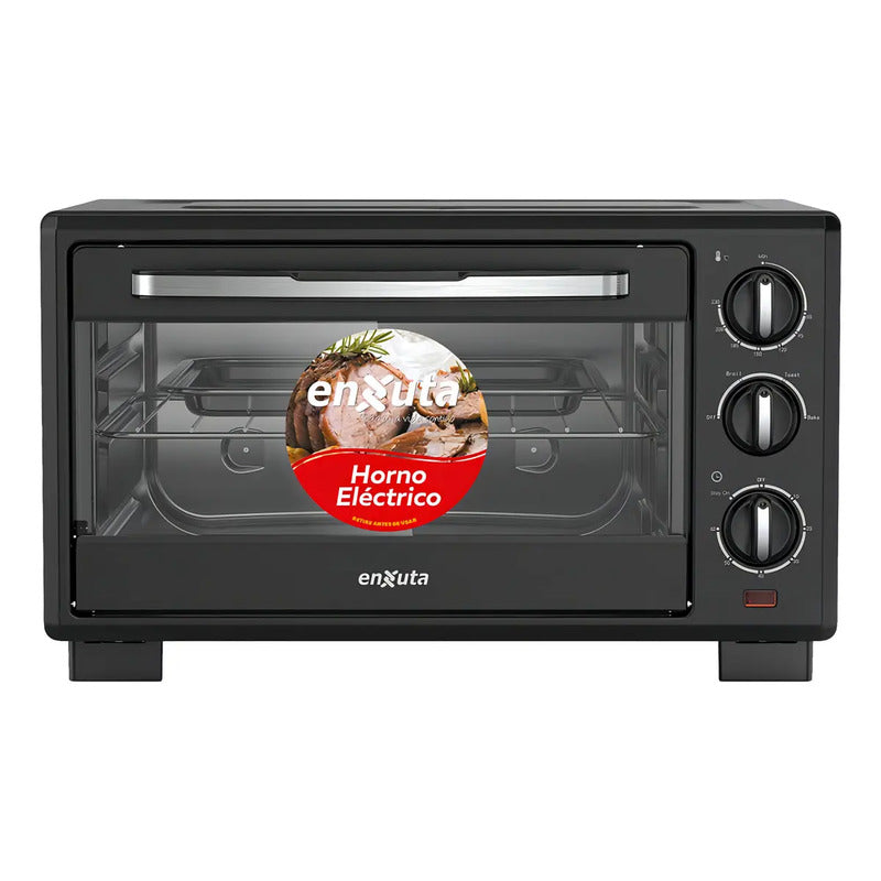 Horno Eléctrico De Mesa Enxuta Henx022n 1500w 22l Color Negro