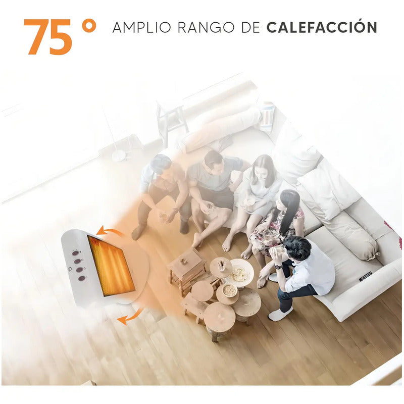 Calefactor Halógeno Enxuta Chenx912 Oscilante 1200w Blanco