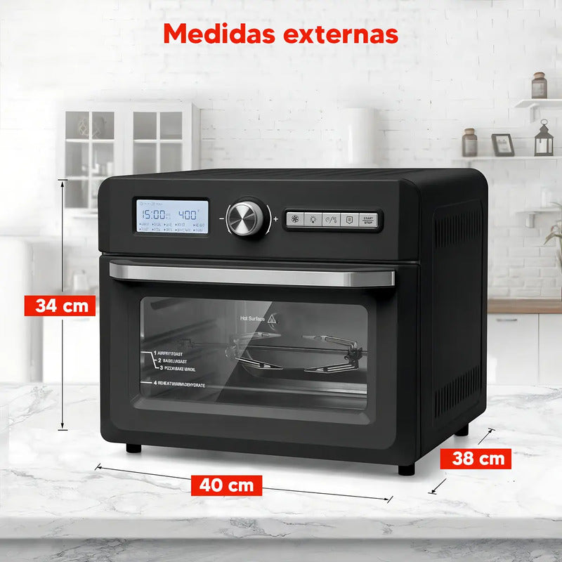 Horno De Mesa Eléctrico Enxuta Henxmf01 18l Negro