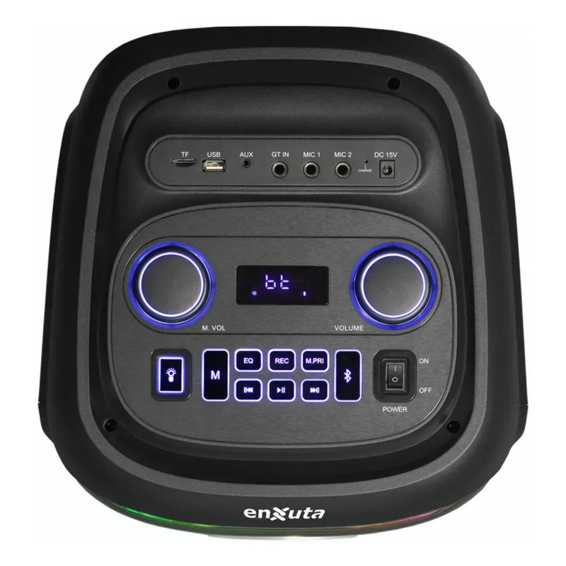 Parlante Party Box Enxuta Bluetooth 2 × 8″ 1.000 W PMPO