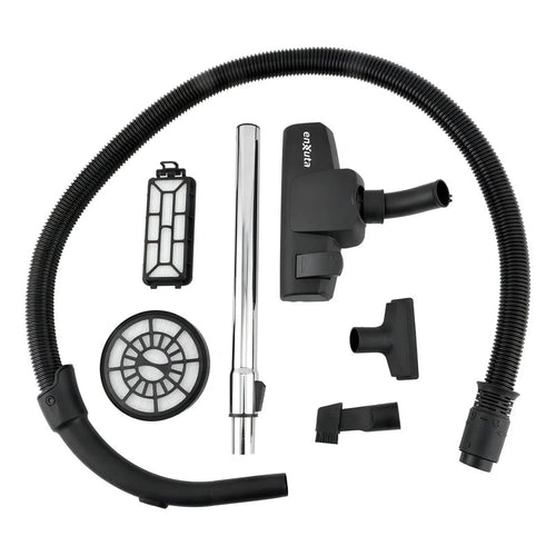 Aspiradora Ciclónica Enxuta 2000w Filtro Hepa Sin Bolsa Negra Negro