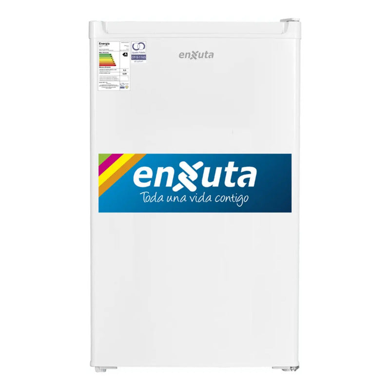 Frigobar Enxuta 115l Blanco Con Freezer Puerta Reversible