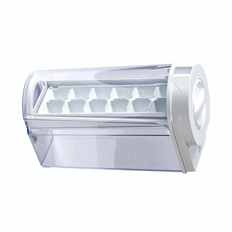 Refrigerador Enxuta Renx1300di Capacidad 298lts Frío Seco Con Dispensador Plateado