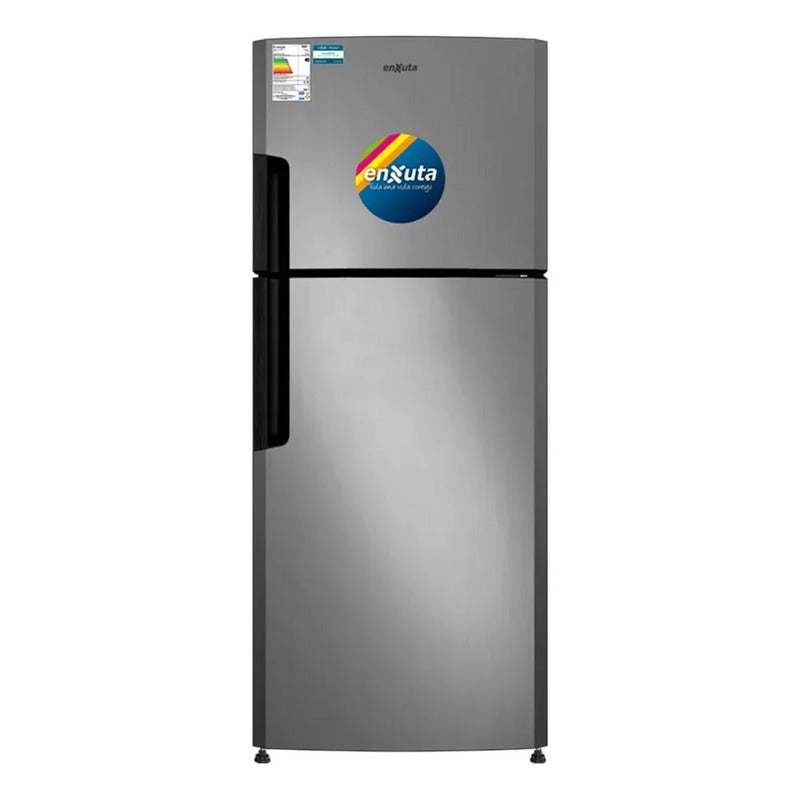 Heladera Frio Seco Enxuta Renx24415i 390 Lt Eficiencia A Gris Plateado