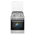 Cocina A Gas Enxuta Cenx5642i Inox Grill Electrico Color Gris
