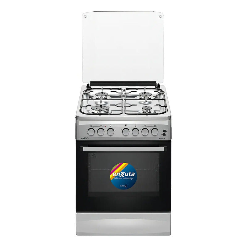 Cocina Enxuta a Gas con Grill 4 Hornallas