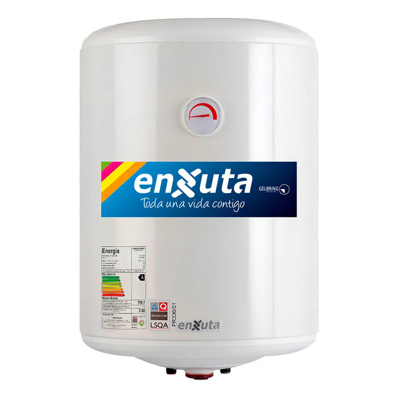 Calefón Termotanque De Acero Enxuta 60 Lts Tenx2160 Color Bl Blanco