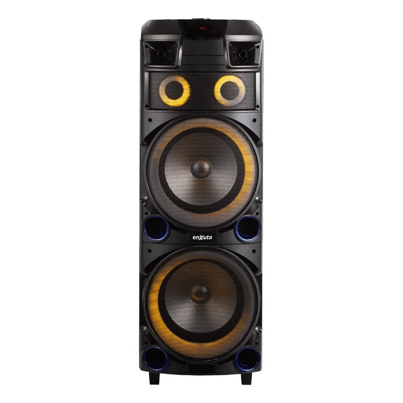 Torre de Sonido Enxuta Bluetooth 2 × 12″ 1.000 W PMPO
