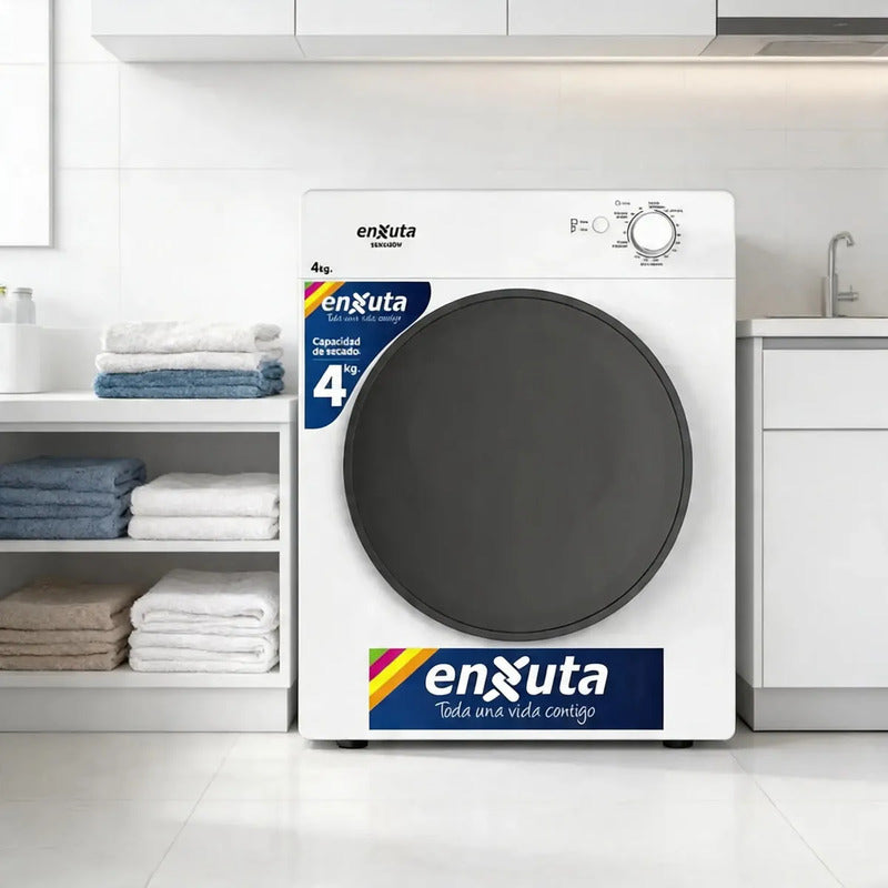 Secarropas De Carga Frontal 4kg Senx040w Enxuta Ehogar Blanco