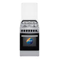 Cocina Enxuta Cenx5544i Gas Inoxidable 4 Hornallas Horno Eléctrico Con Visor