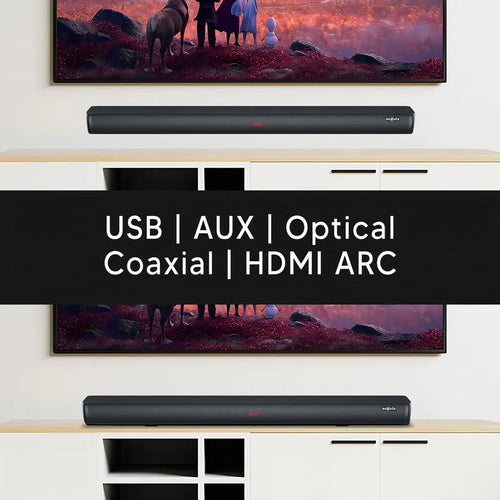 Barra De Sonido Enxuta Bsenx2940 400w 2.0 Ch Bluetooth Color Negro