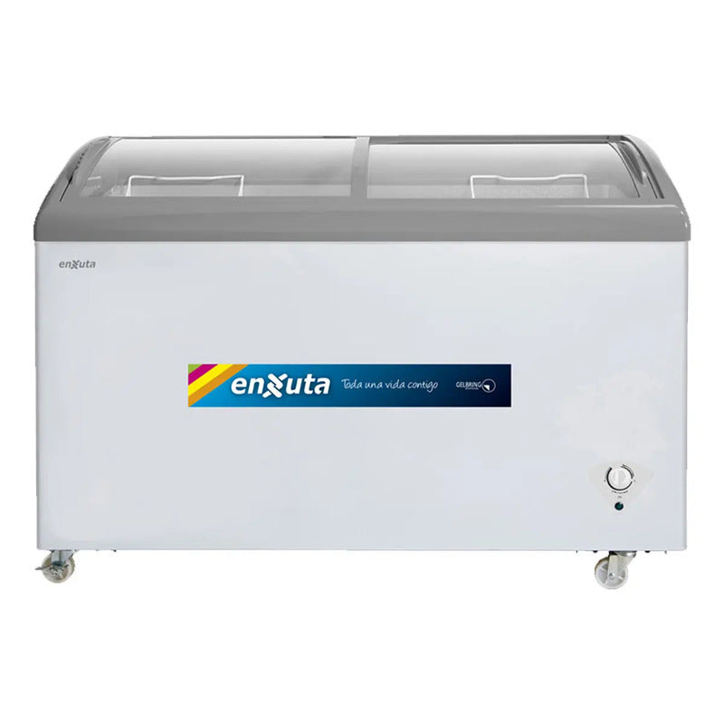 Vitrina Comercial Enxuta Horizontal 254 Litros Blanco