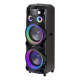 Torre de Sonido Enxuta Bluetooth 2 × 12″ 1.000 W PMPO
