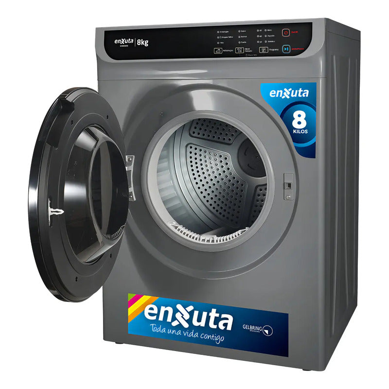 Secarropa Enxuta Carga Frontal Senx080s 8kg 220v Color Silver