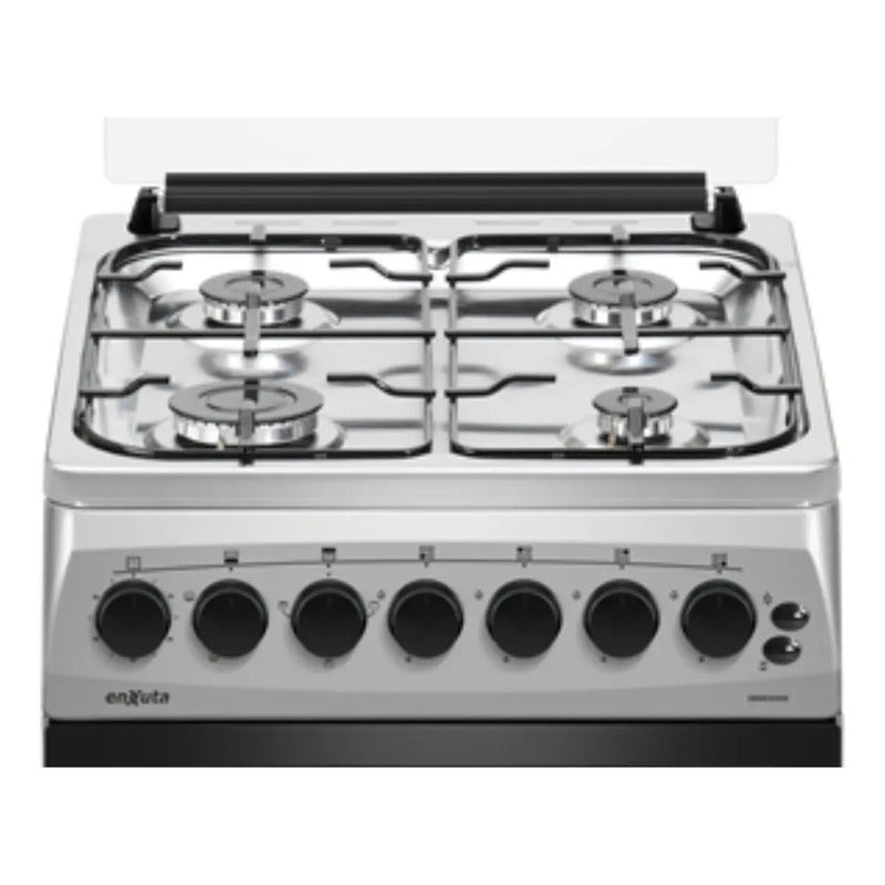 Cocina A Gas Enxuta Inox Cenx5542i Grill Electrico Fama Color Gris