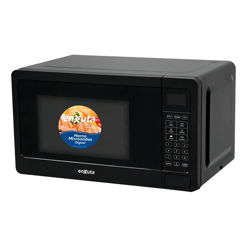 Microondas Enxuta 20l Negro 5 Niveles Potencia Digital 1.15kw