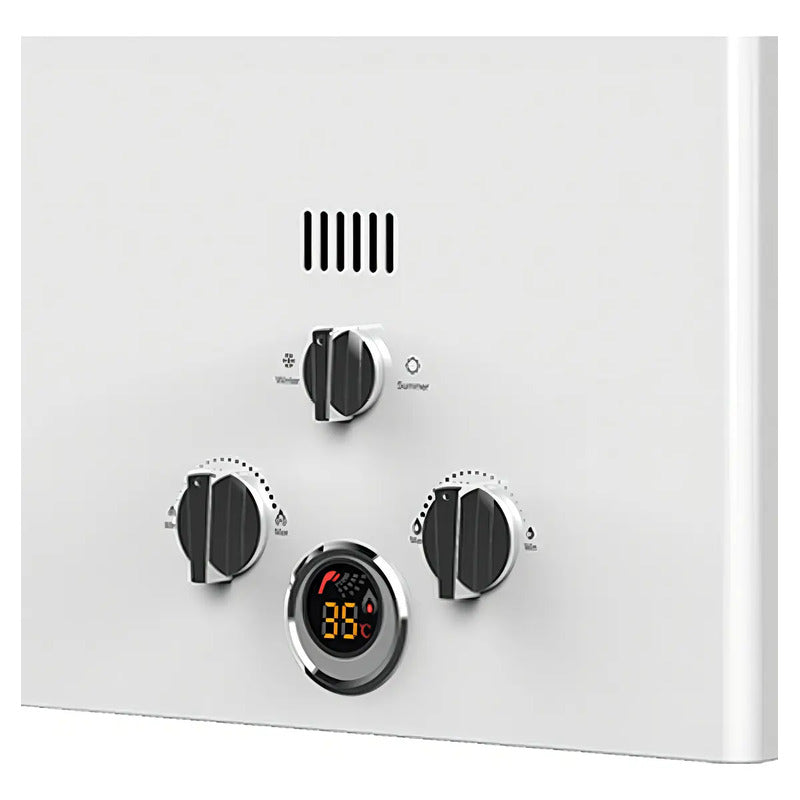 Calefón A Gas Enxuta 10l Blanco Propano Instantáneo