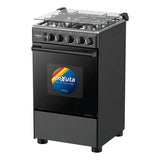 Cocina Enxuta a Gas con Encendido Electrónico 4 Hornallas