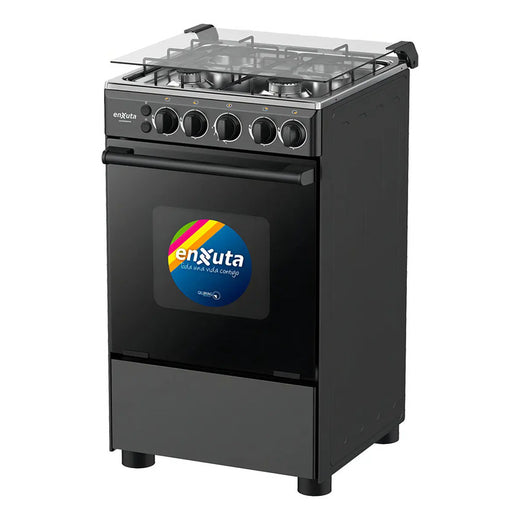 Cocina Enxuta a Gas con Encendido Electrónico 4 Hornallas