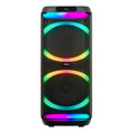 Torre De Sonido Portátil Enxuta Con Bluetooth, 2 Woofers De 10  Y 1000w Negro