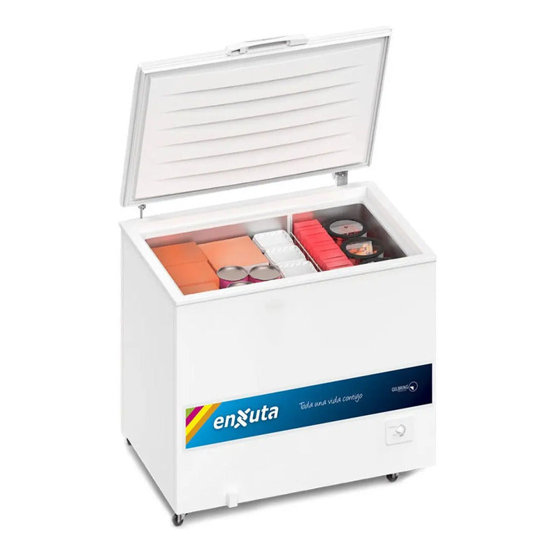 Freezer Horizontal Enxuta Fhenx16200 198 Lt Funcion Dual Color Blanco