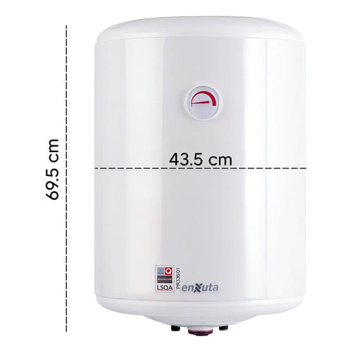 Calefón Termotanque De Acero Enxuta 60 Lts Tenx2160 Color Bl Blanco