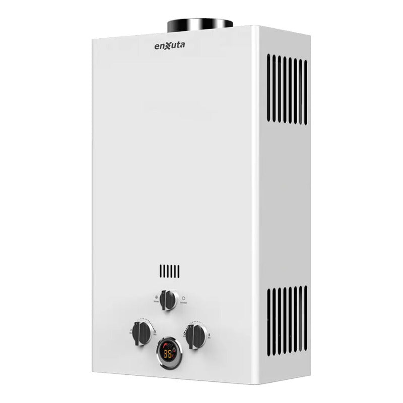 Calefón A Gas Enxuta 10l Blanco Propano Instantáneo