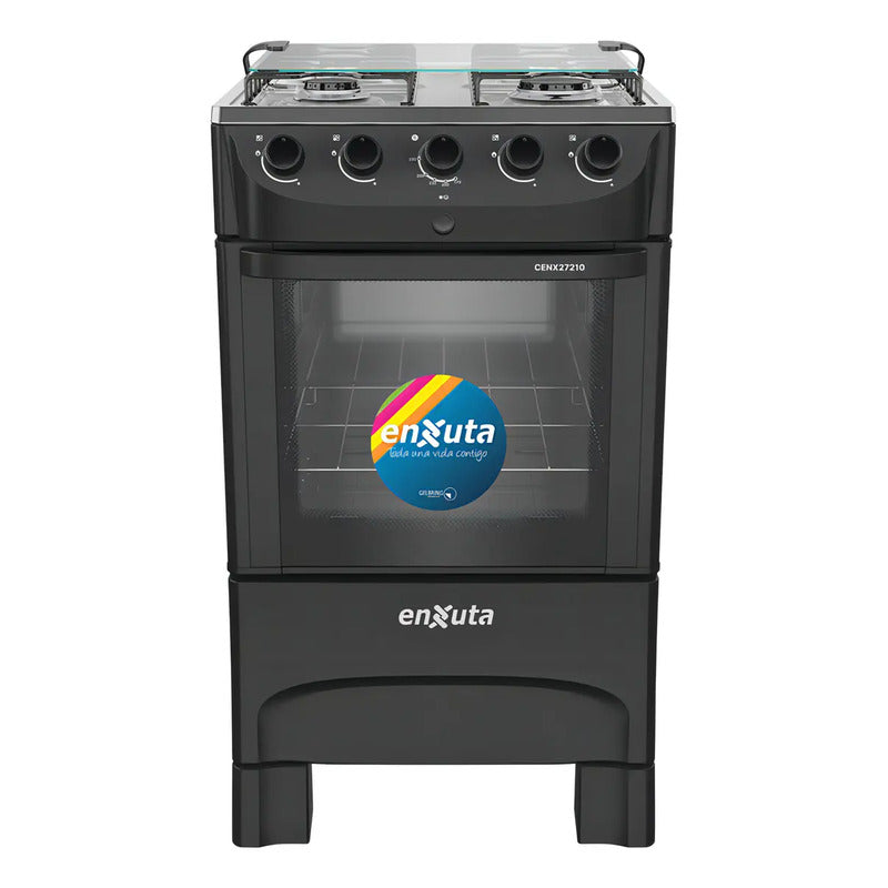 Cocina Enxuta a Gas con Encendido Electrónico 4 Hornallas