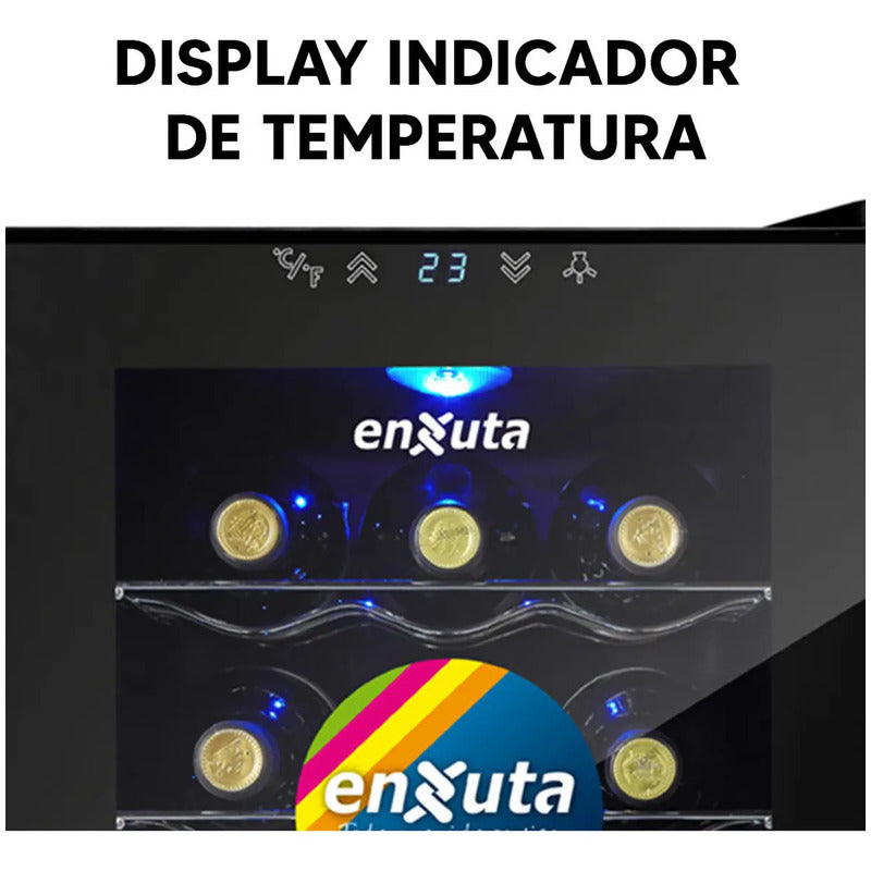 Enfriadora De Vinos Enxuta Evenx3312 12 Botellas