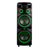 Torre de Sonido Enxuta Bluetooth 2 × 12″ 1.000 W PMPO
