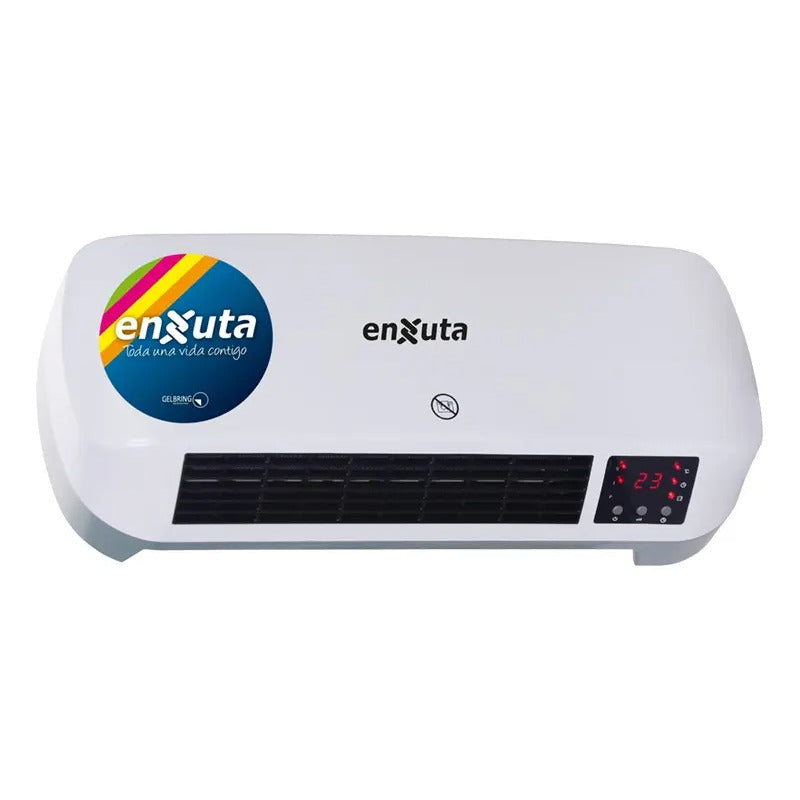 Caloventilador Digital De Pared Enxuta Cvenxd3520 2000w Amv Color Blanco