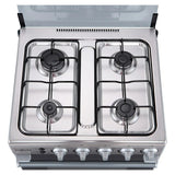 Cocina Enxuta a Gas con Grill 4 Hornallas