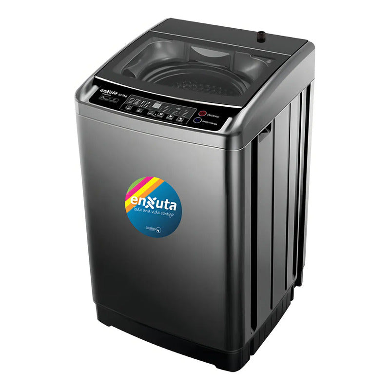 Lavarropas Automático Enxuta Hasta 10.5kg Color Negro