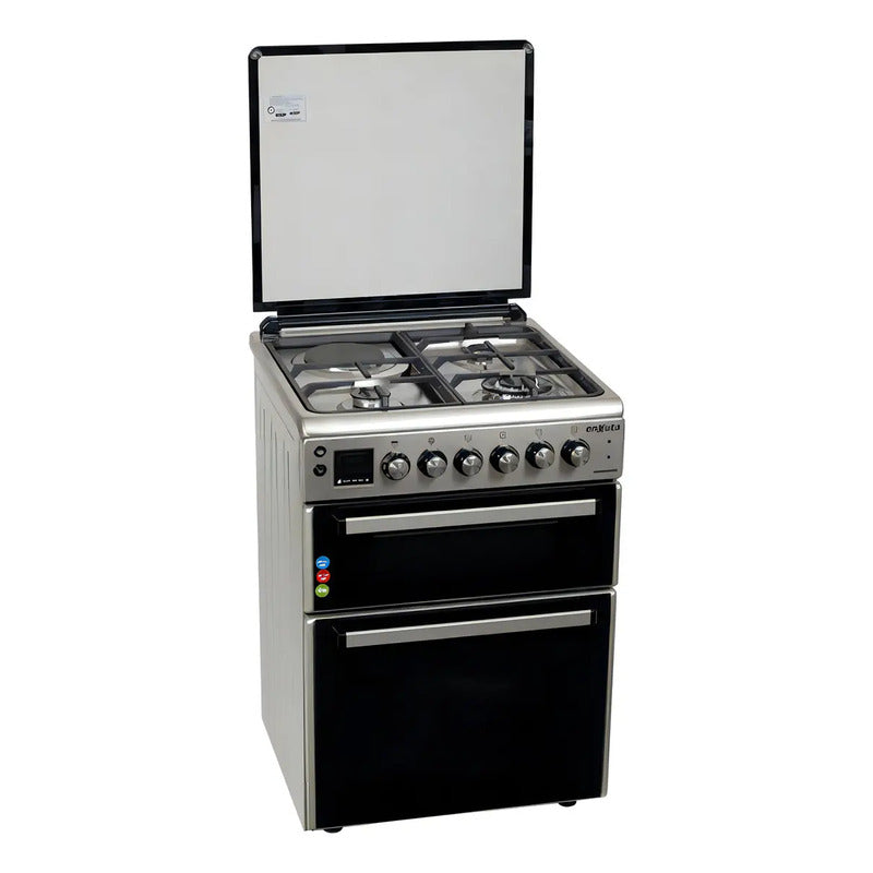 Cocina Enxuta Combinada 3 Hornallas + 1 Disco