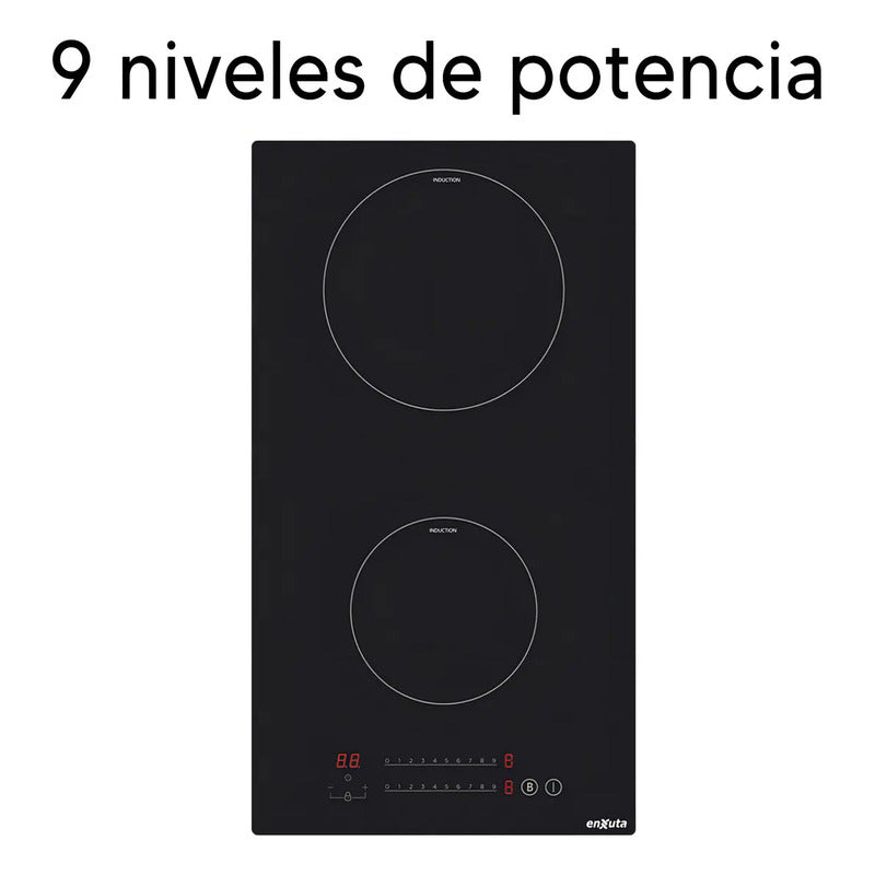 Anafe Enxuta por Inducción 2 Zonas