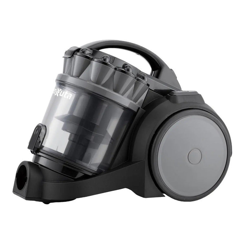 Aspiradora Ciclónica Enxuta 2000w Filtro Hepa Sin Bolsa Negra Negro