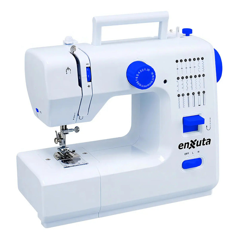 Máquina De Coser Enxuta Mcenx3720 20 Patrones De Puntadas Blanco