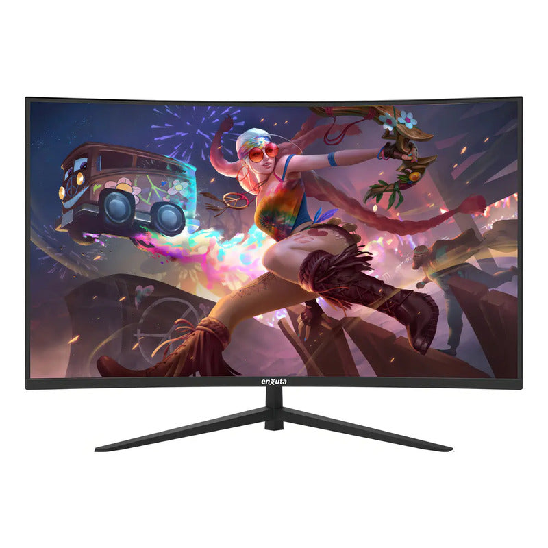 Monitor Gamer Curvo Enxuta 27  Full Hd 165hz Va Led Negro