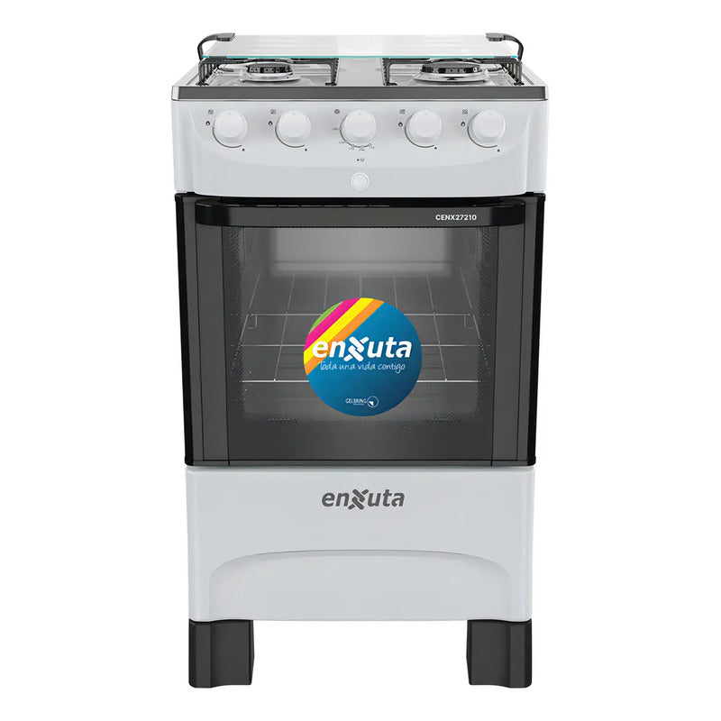 Cocina Enxuta a Gas con Encendido Electrónico 4 Hornallas