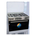 Cocina Combinada Enxuta 5 Hornallas Horno Eléctrico Gas 90cm