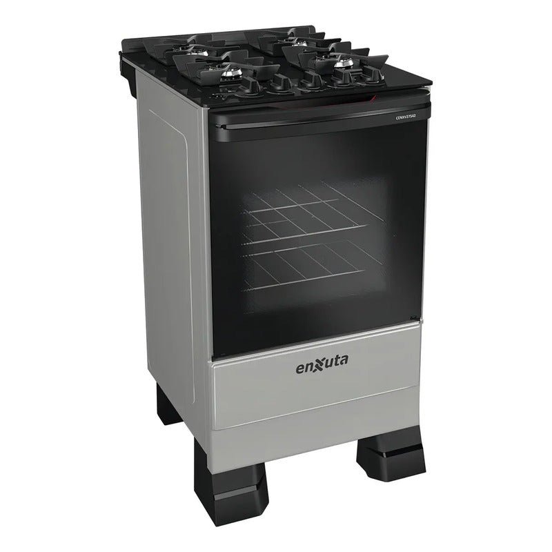 Cocina Enxuta a Gas con Grill 4 Hornallas