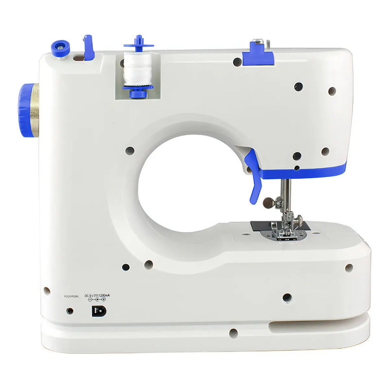 Máquina De Coser Enxuta Mcenx3716 16 Patrones De Puntada Amv Color Blanco